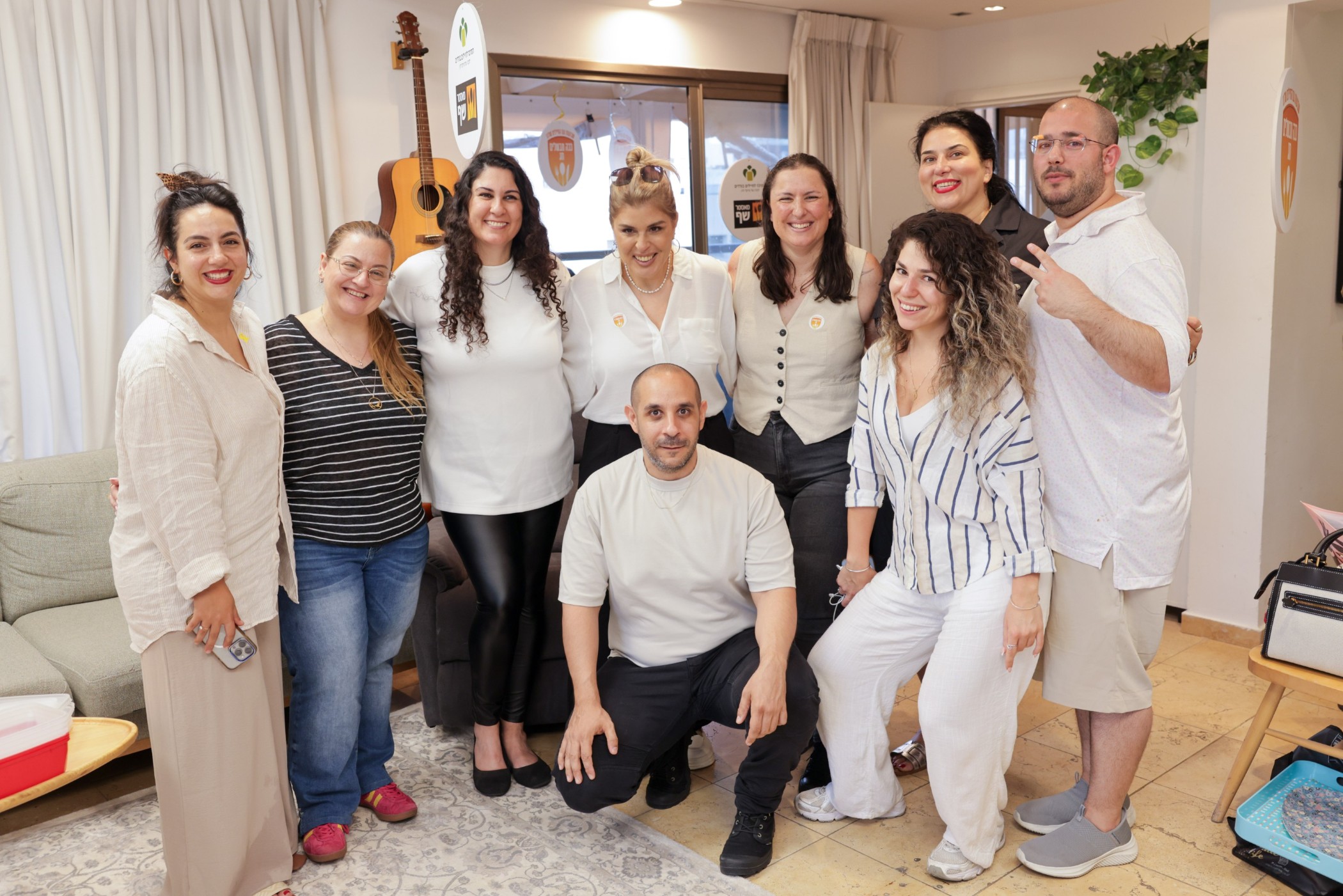 משפיענים מובילים מתחום המזון יחד עם בכירי מאסטר שף (צילום: אריאל זנדברג)