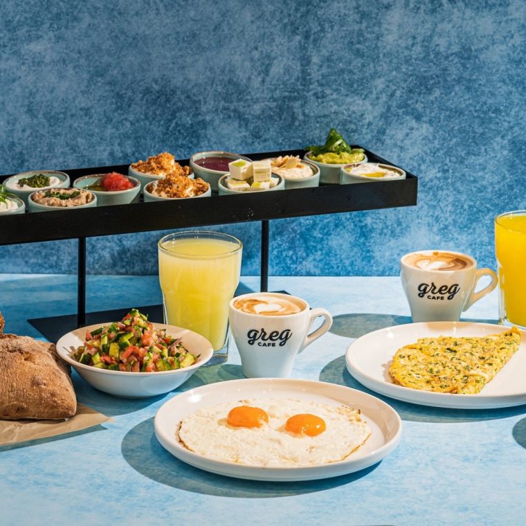 ארוחת בוקר להזמנה באתר החדש של רשת קפה גרג (צילום: גליה אבירם)