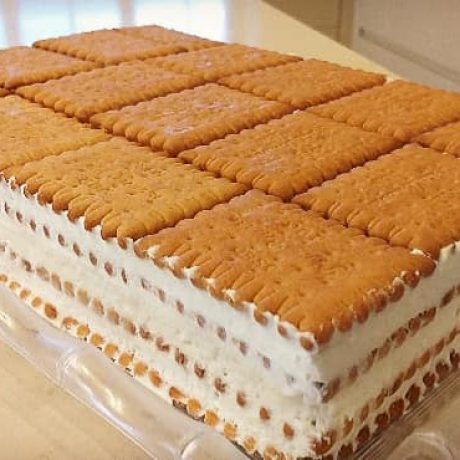 עוגת ביסקוויטים - הכי פשוטה והכי טעימה