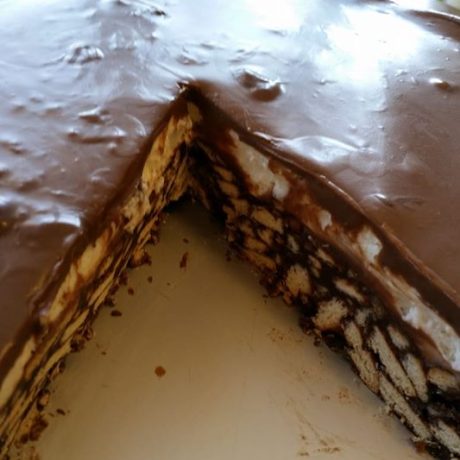 עוגת כדורי שוקולד קלה להכנה וללא אפיה