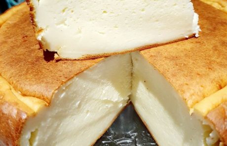 עוגת גבינה ללא הפרדת ביצים – אוורירית וטעימה